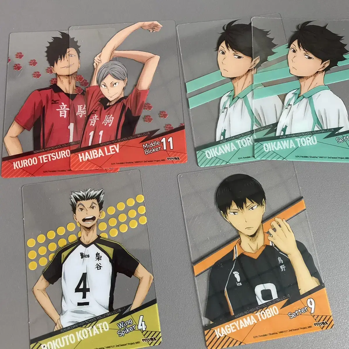 Haikyuu Theatrical Edition pre-order benefit Transparent Photo Card photocard WTS/Sell