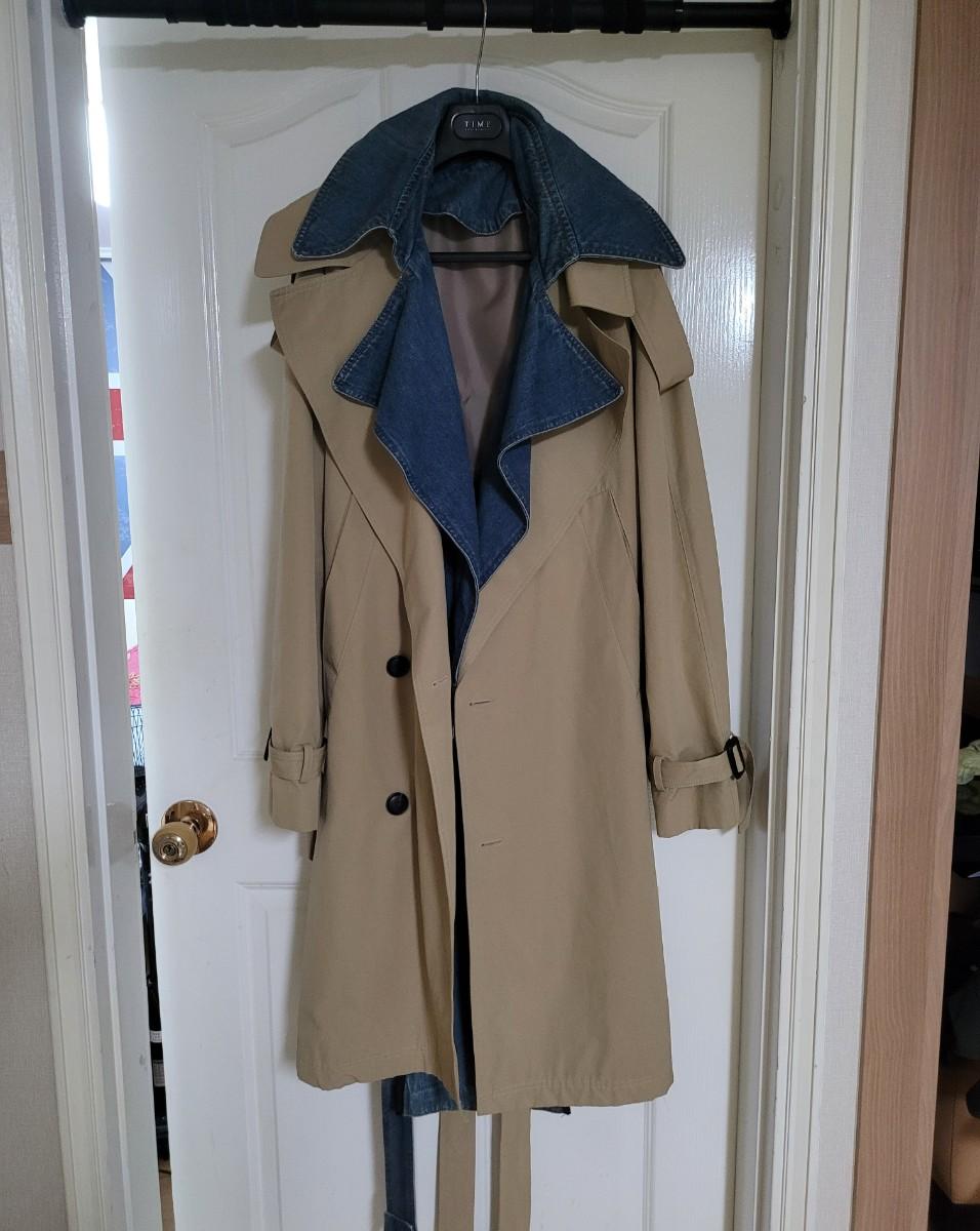 Junji Denim Trench Coat