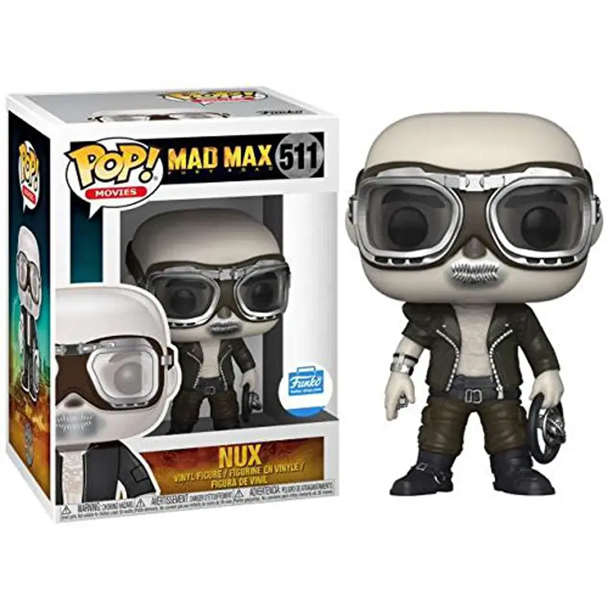 Limited edition Mad Max Nux goggles Funko Pop figure