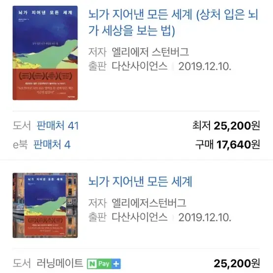 뇌가 지어낸 모든 세계 (상처 입은 뇌가 세상을 보는 법)