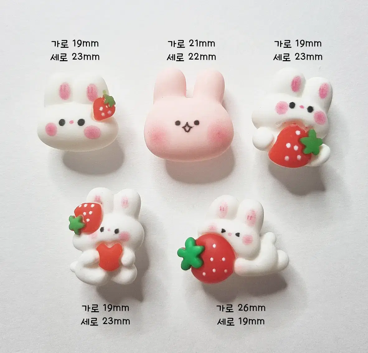 토끼 지비츠세트/크록스 지비츠 5pcs 1set