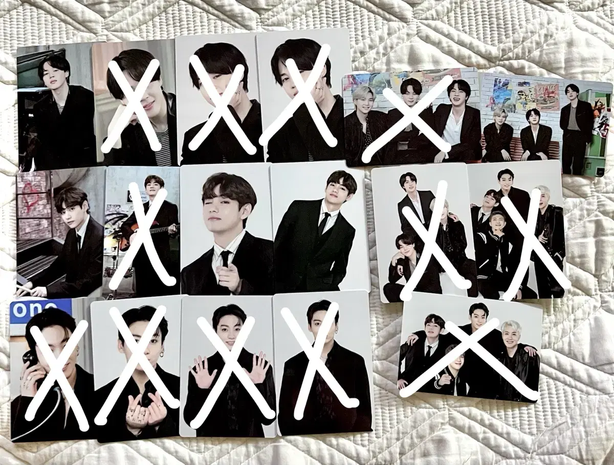 1000 won per piece bangtan Puttuddle Ones PTD Mini Photocard special wts Set in bulk