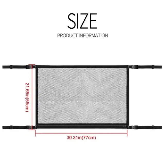 [새상품+무배] 보디가드천장그물망 수납함 차박네트 차량용 정리 수납 보관