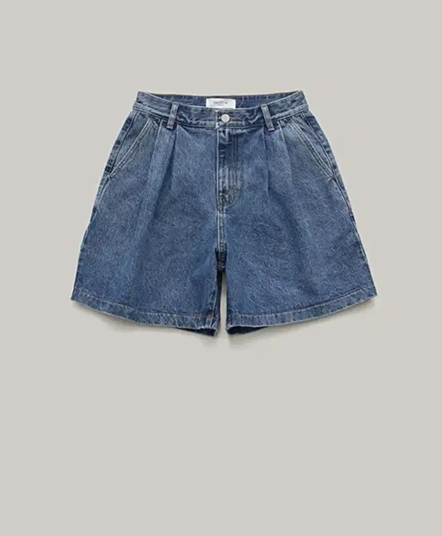 샵엠 반바지 paul denim shorts (mid blue)