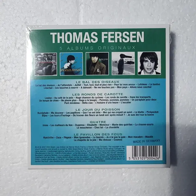 토마스 페르장 Thomas Fersen 프랑스 5CD 미개봉 새상품