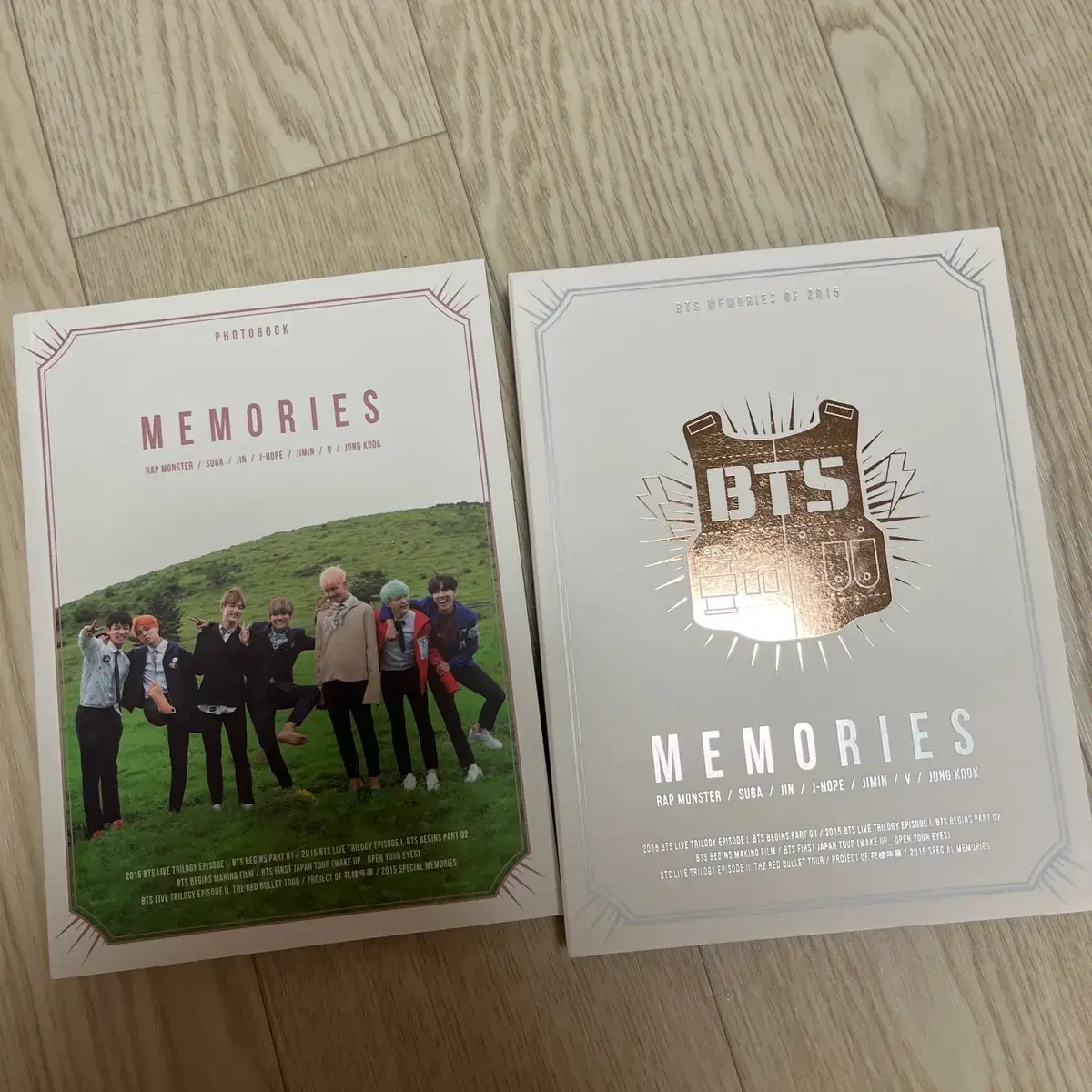 방탄 2015 메모리즈 dvd