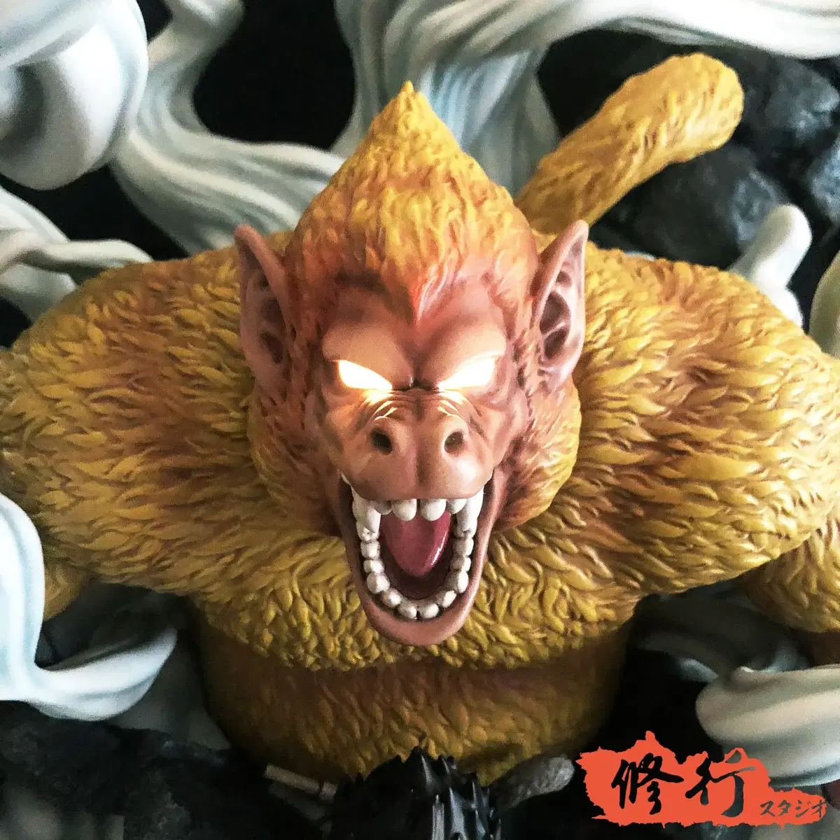 Dragon Ball Resin Statue - Djfung Ozaru Transformation Gold Edition - Unsealed