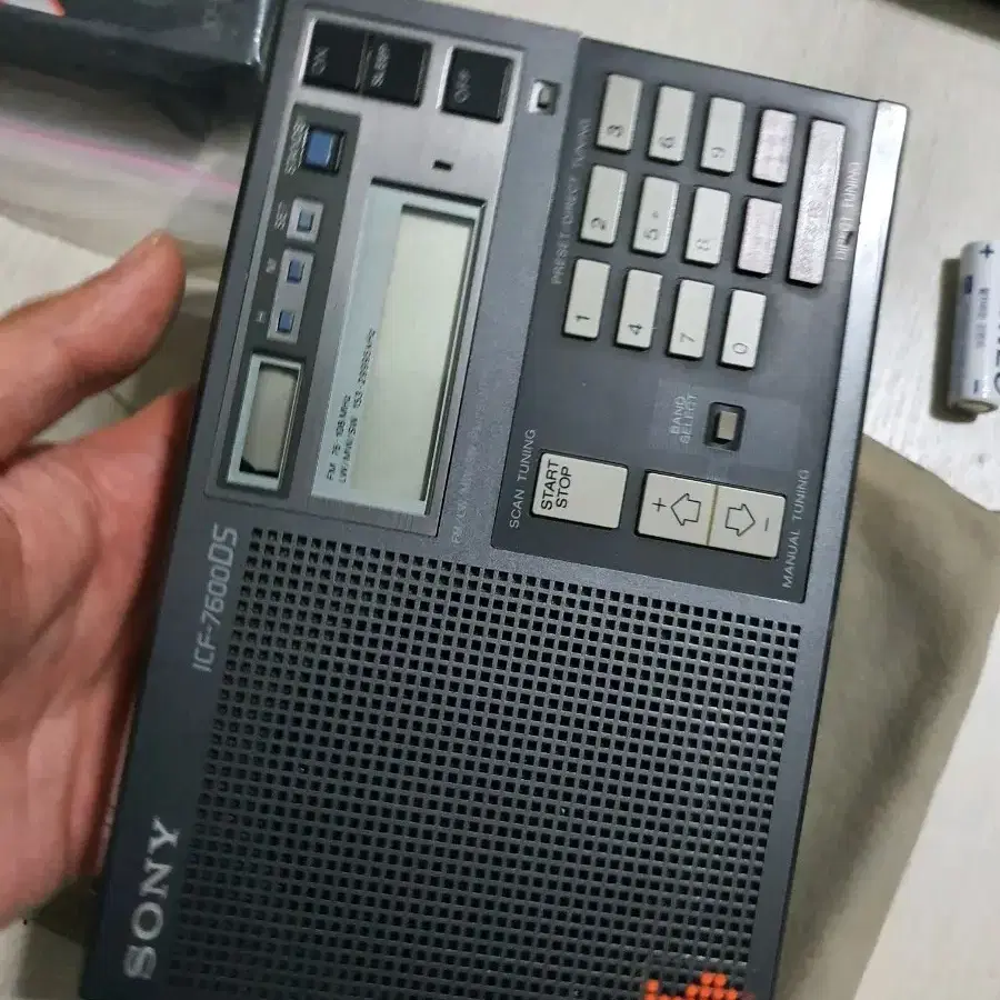 소니 icf-7600ds 라디오