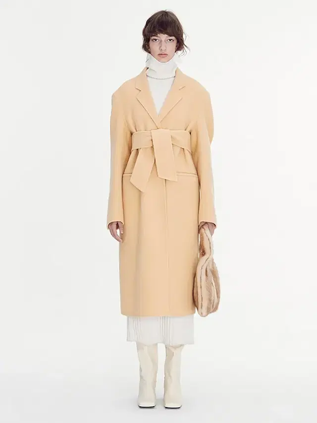 렉토 21FW 코트 yellow XS 사이즈