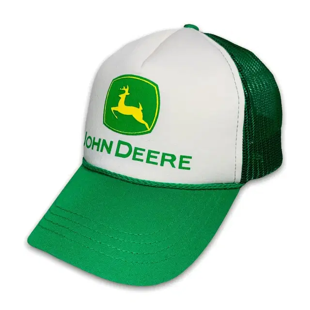 빈티지 john deere 그린 메쉬캡