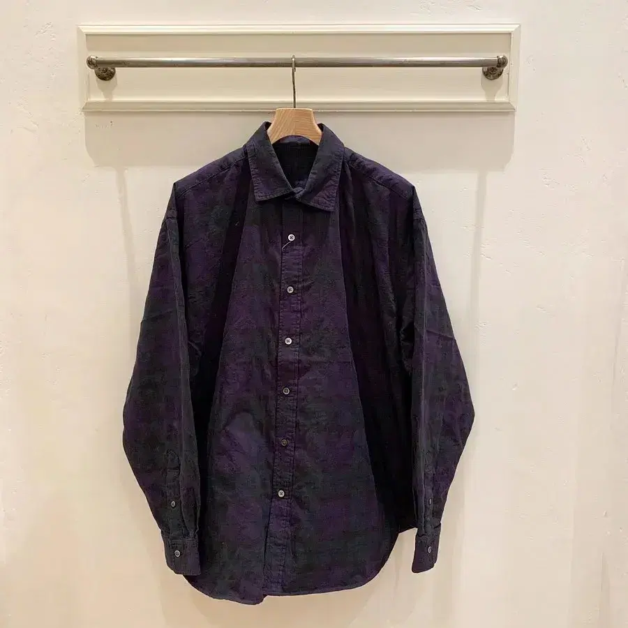 (XLARGE) Beams SSZ 20SS Notaski Shirt Navy Check