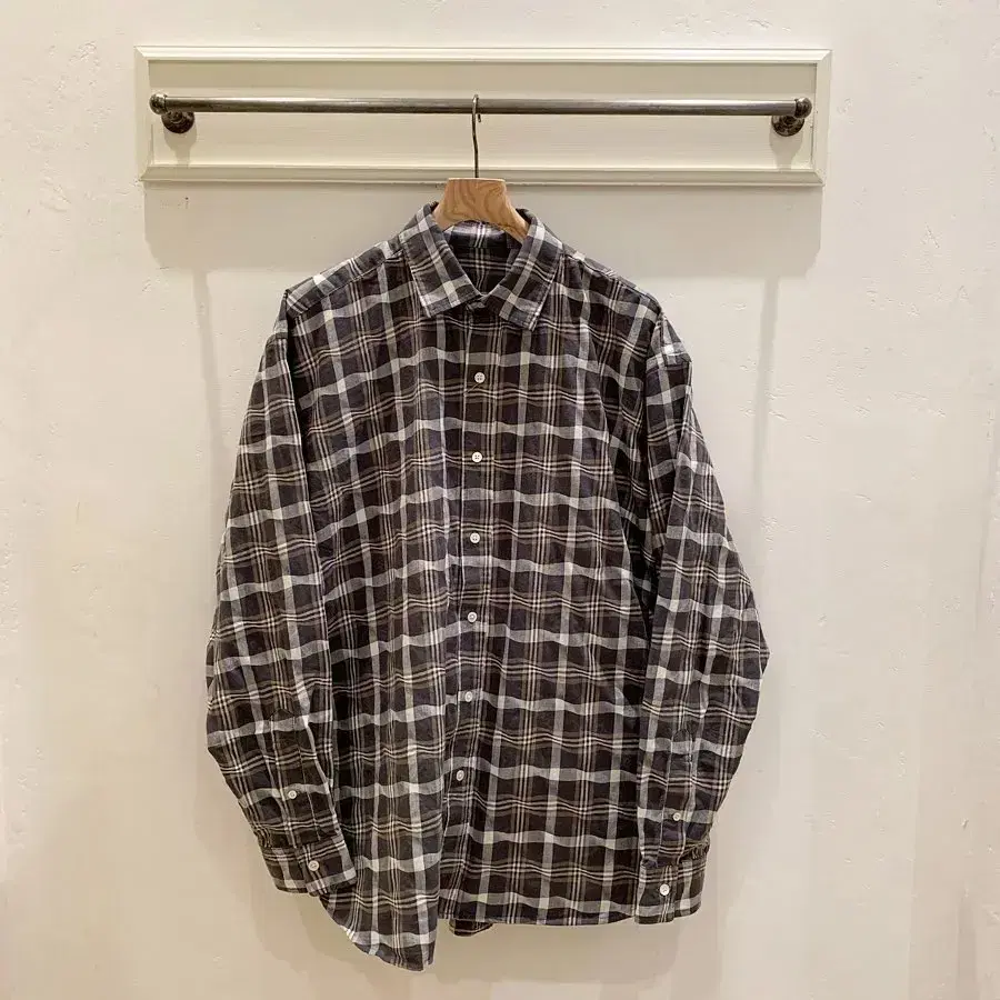 (XLARGE) Beams SSZ 20SS Notaski Shirt Gray Check