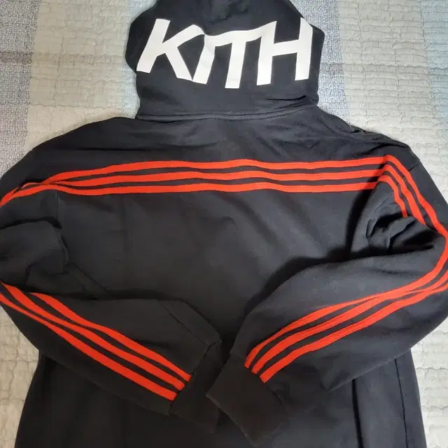 아디다스 x Kith 콜랍 후드티 M