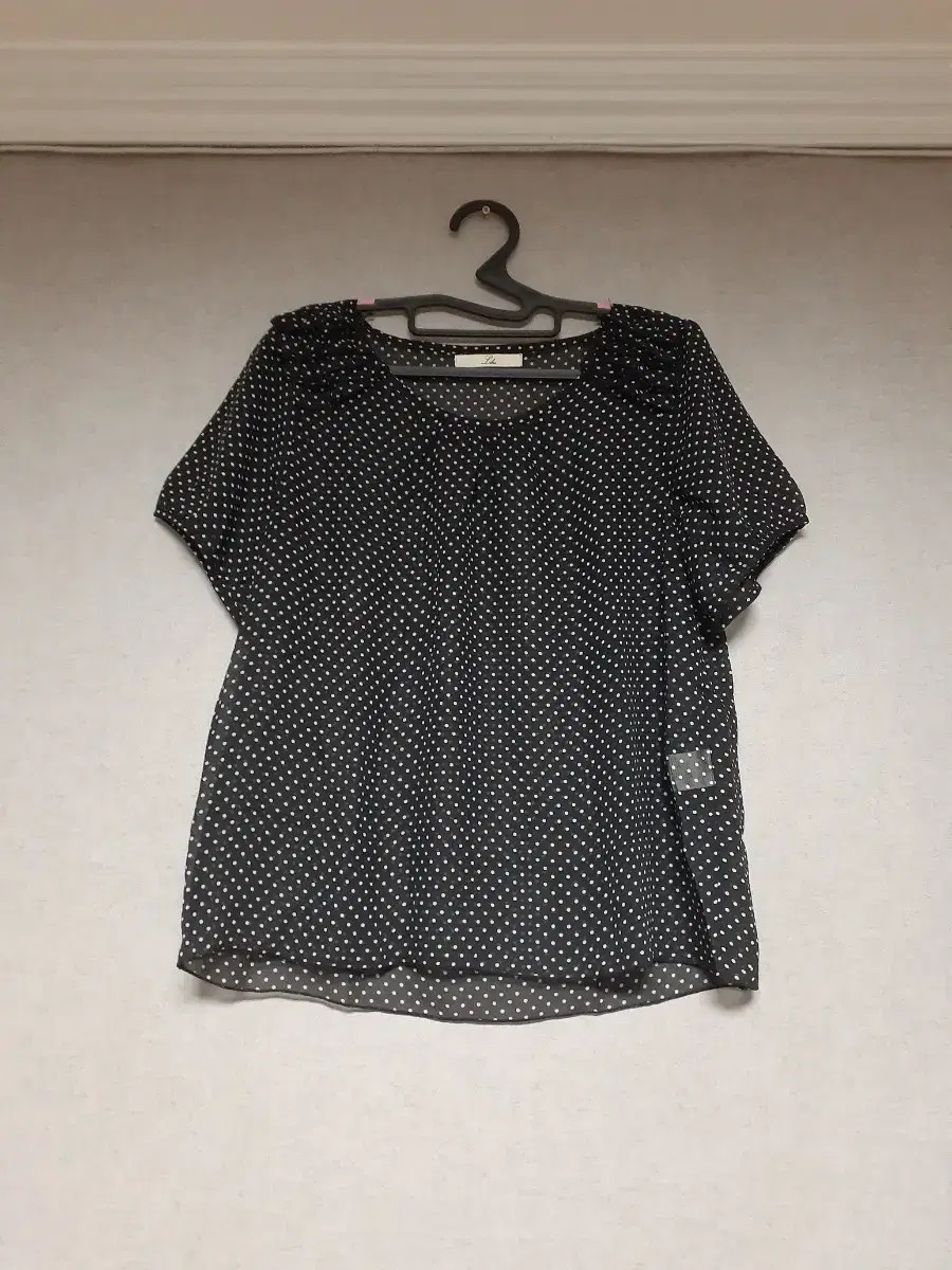 B96[LILRE] See-through dot frill BL(New clothes level)