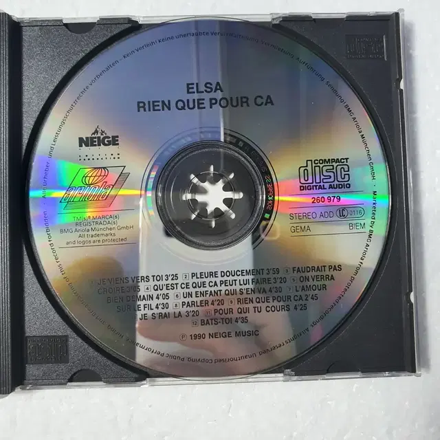 엘자 Elsa Rien Que Pour Ca CD 중고