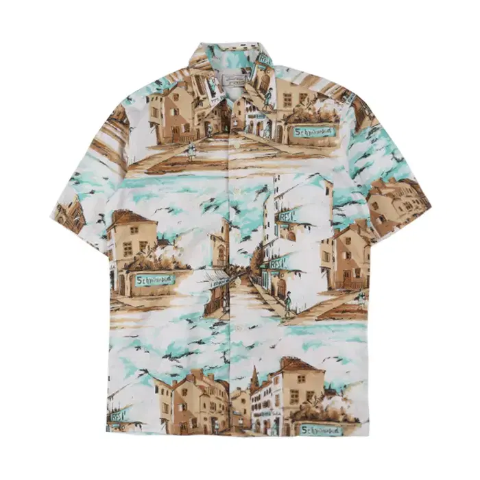 [30% Off] Men's L Lion 1/2 Aloha Shirt