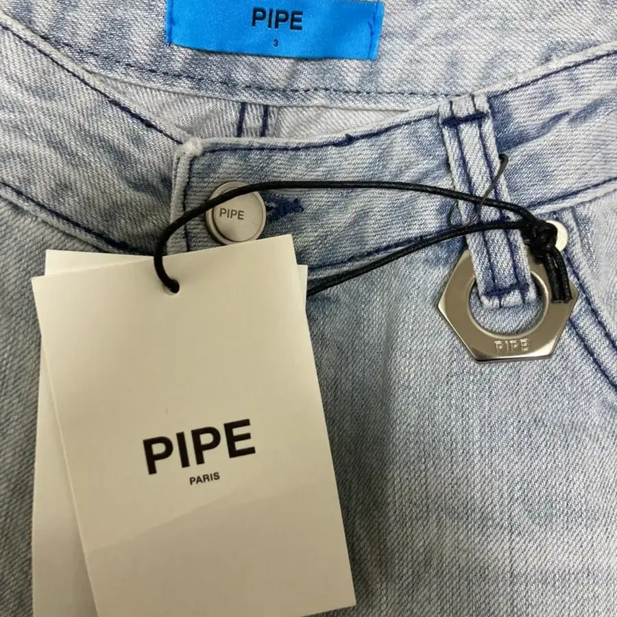 PIPE 파이프 일자진 Slashed jeans 3(새상품)(가격내림)