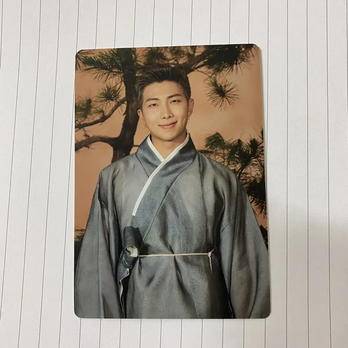 Dharmajung Nam Jun rm miniphotocard photocard wts bts bts rm