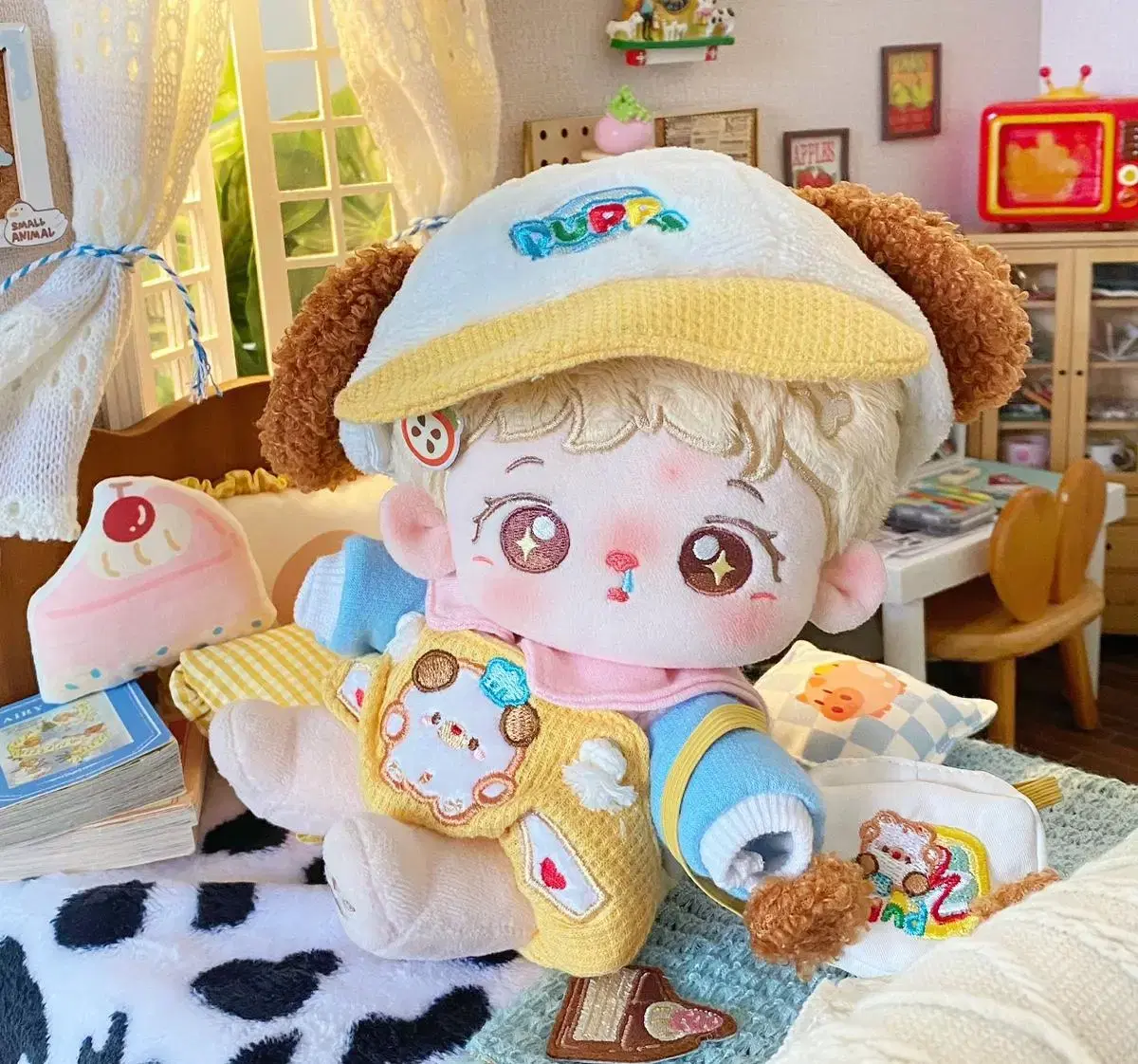 Set of 5 20 cm Somyi Dolls Shamanic Sky Blue