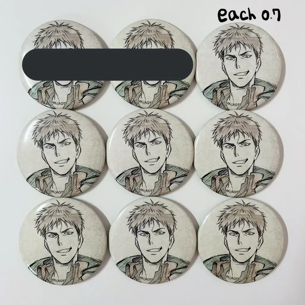 Attack on Titan Jean Kirstein Can Badge