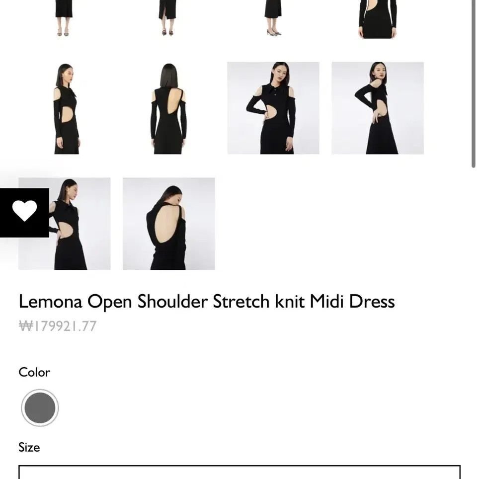 PANN Lemona Midi open shoulders Dress