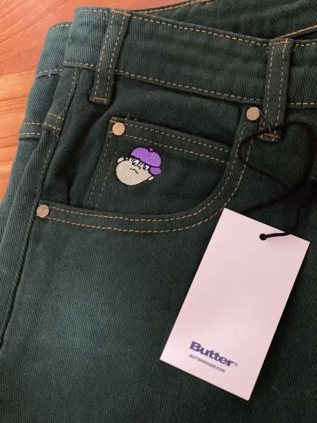 버터 굿즈 데님 카고 팬츠 santosuo sso denim pants