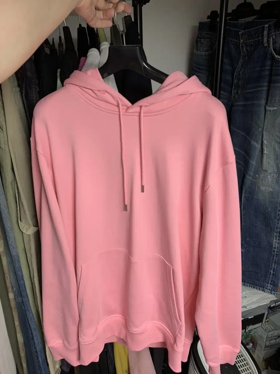 [XL] Inka Helmut Lang Reversible Pink Hoodie