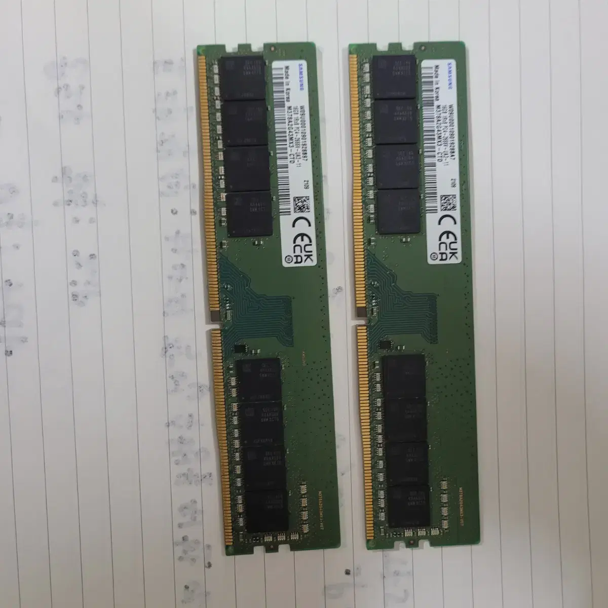 삼성 ddr4 16G 2개