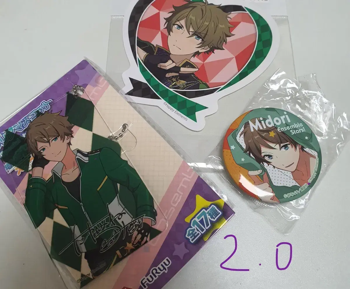 Midori Takamine Ensemble Stars Meteor University acrylic Comics Badge sticker Yang