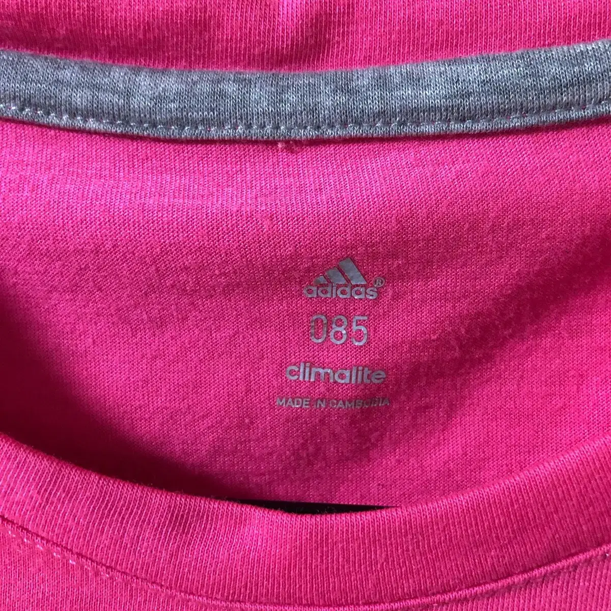 Vintage adidas pink prime tee