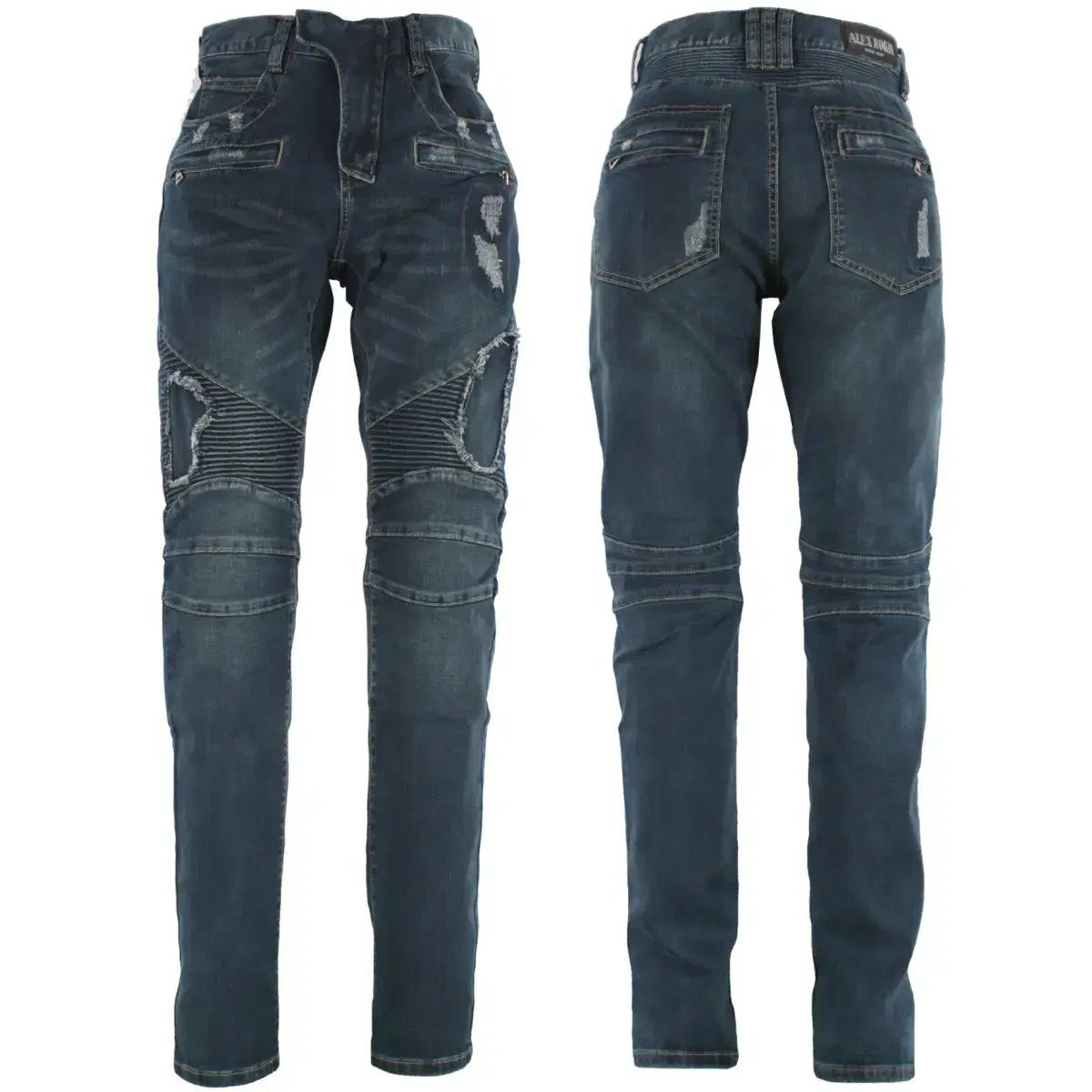 A797 Men's Big Size Jeans Biker Jin 42