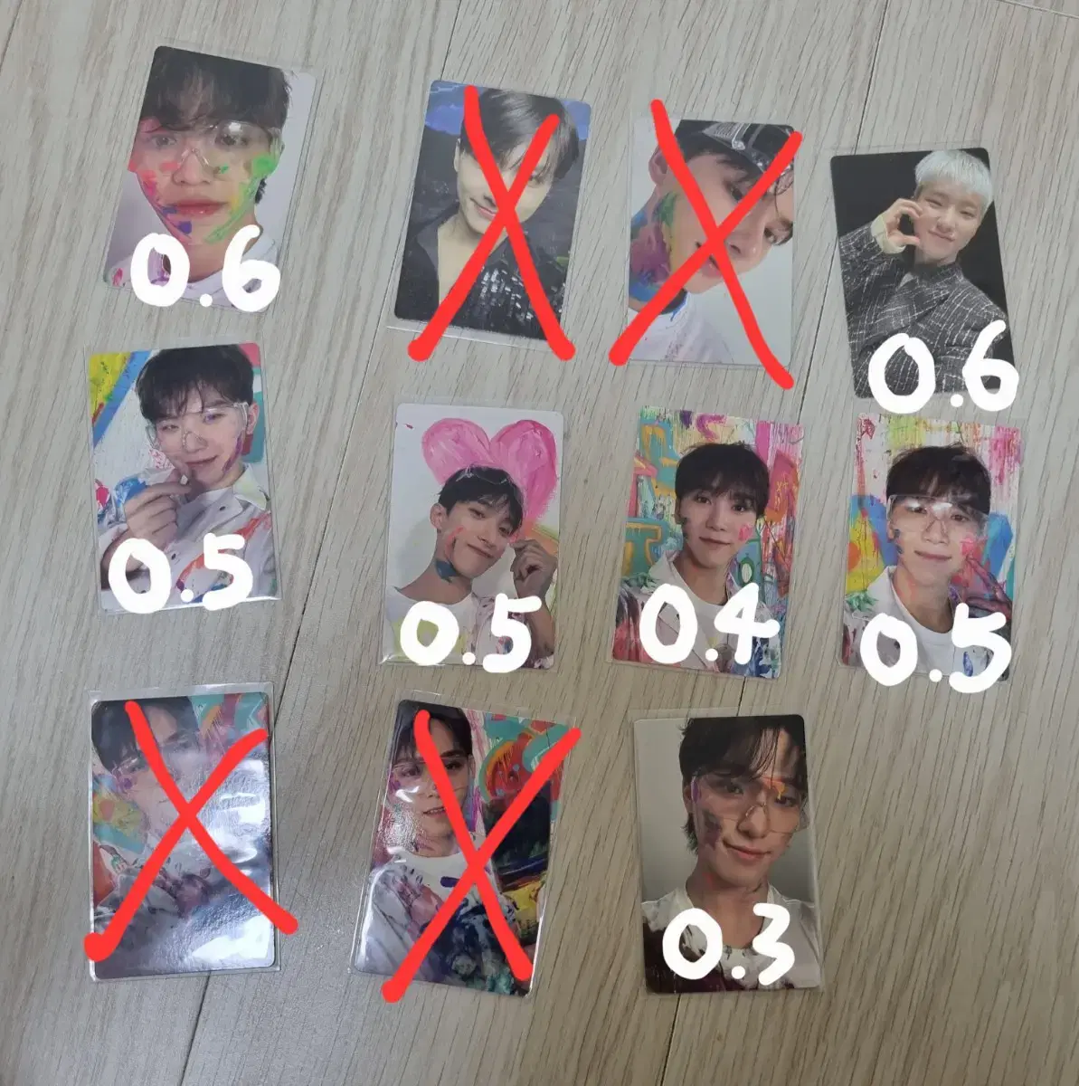 Seventeen Feather Sun Carat Vahn photocard WTS