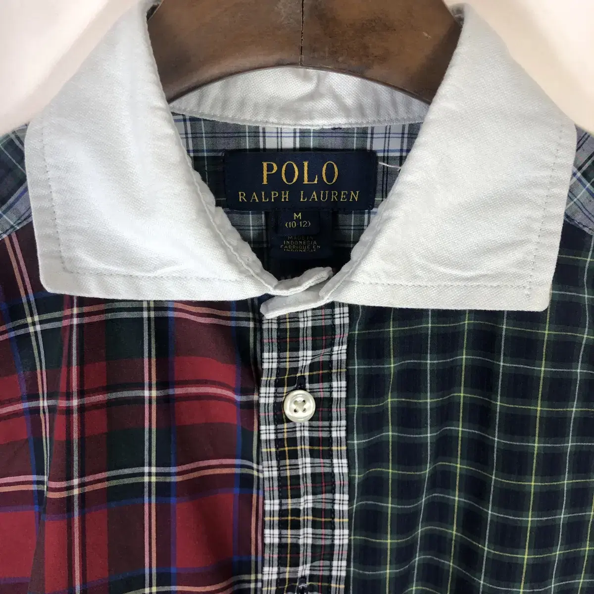 polo ralphlauren 폴로랄프로렌 키즈 배색 체크 셔츠