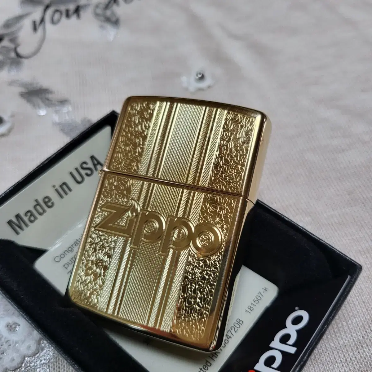 정품 29677 ZIPPO AND PATTERN DESIGN