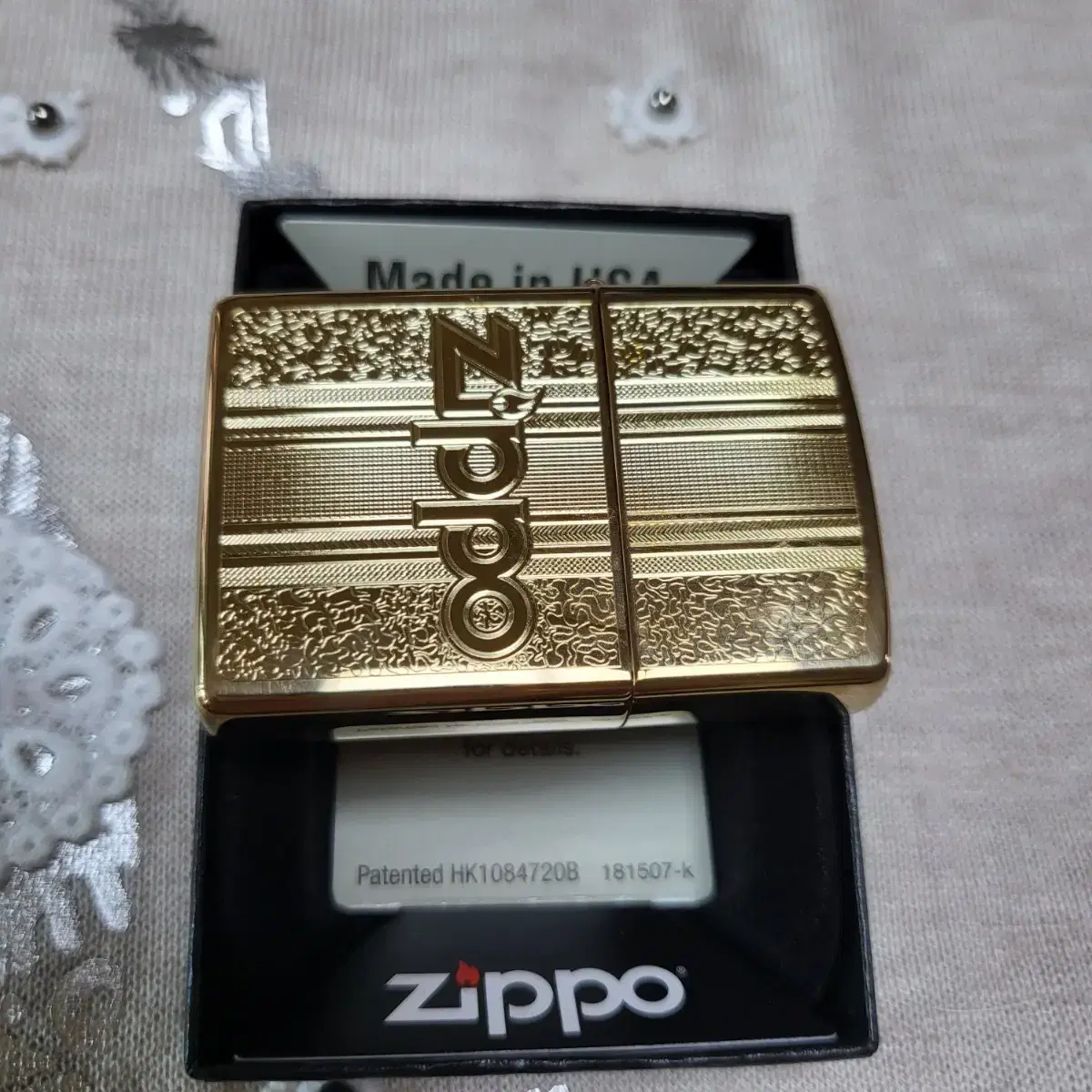 정품 29677 ZIPPO AND PATTERN DESIGN