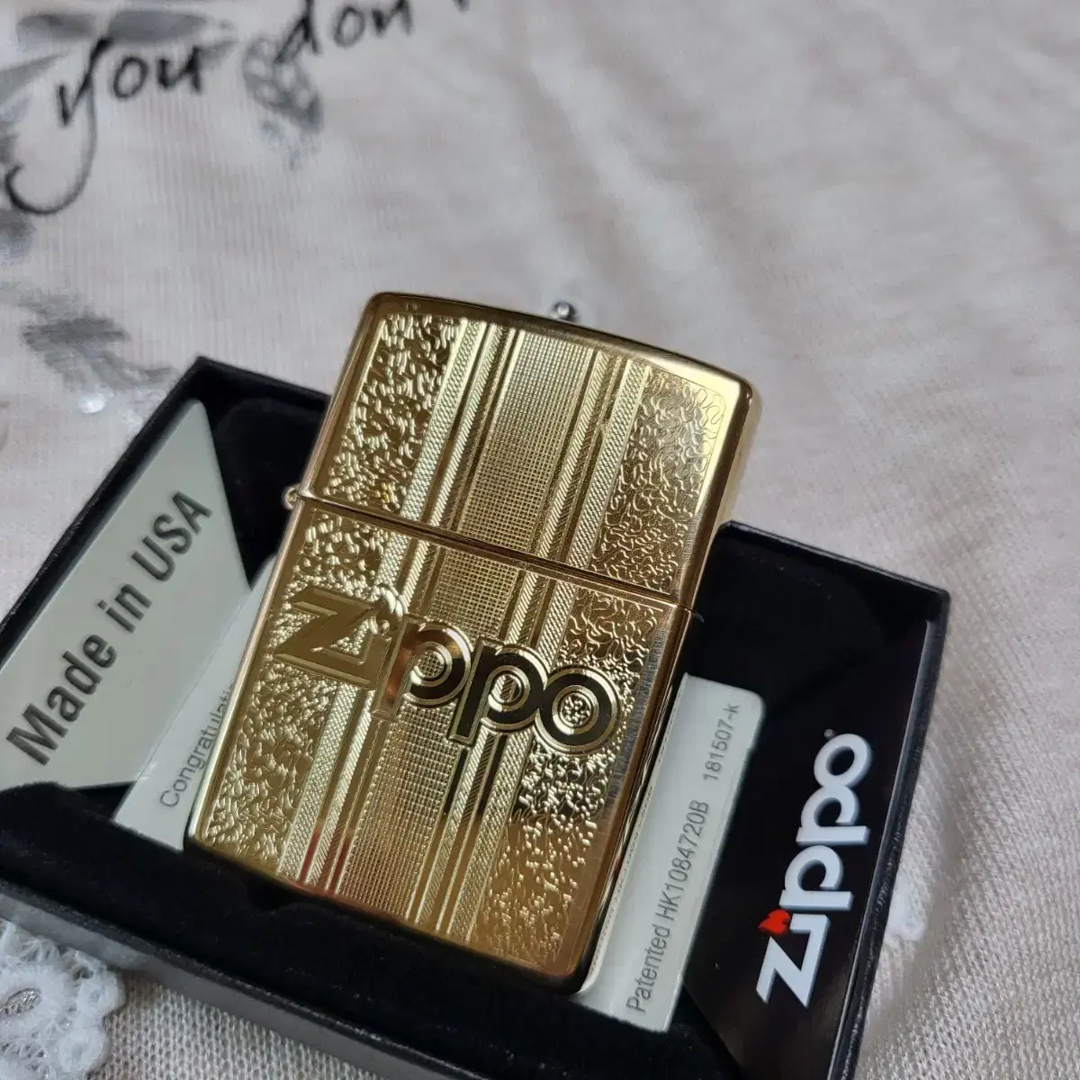 정품 29677 ZIPPO AND PATTERN DESIGN