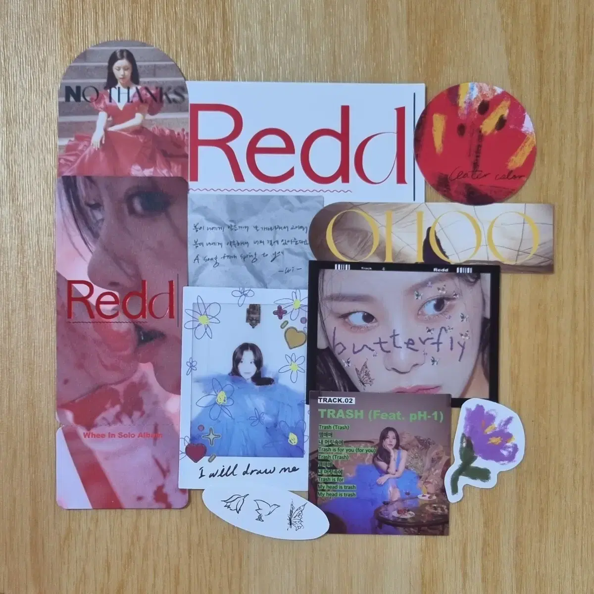 마마무 휘인 Redd 스티커 티켓 판매합니다