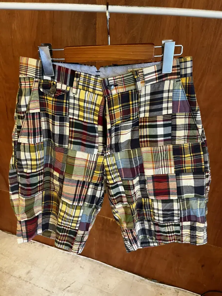 Polo patchwork short pants 29-30