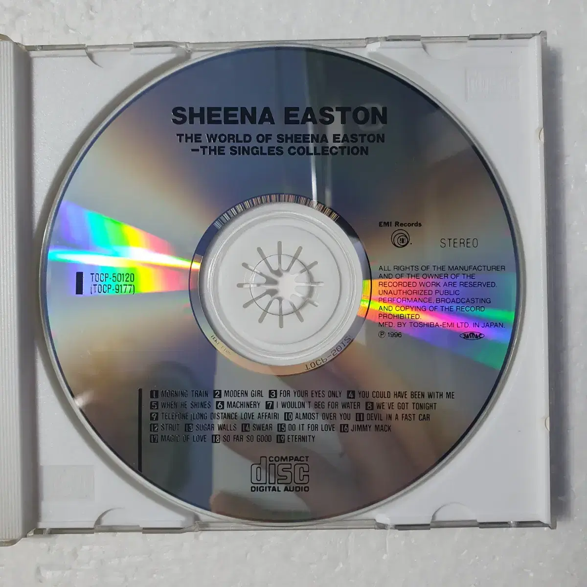 시나 이스턴 Sheena Easton 베스트 일본 수입 CD 중고