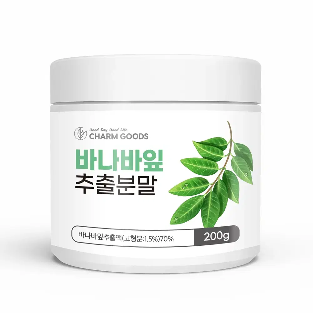 인도네시아산 바나바잎 분말 가루 200g 무료스푼제공 코로솔산 펙틴 함유