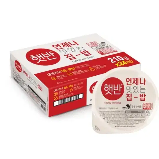 (무배)CJ 햇반  210G x 24개