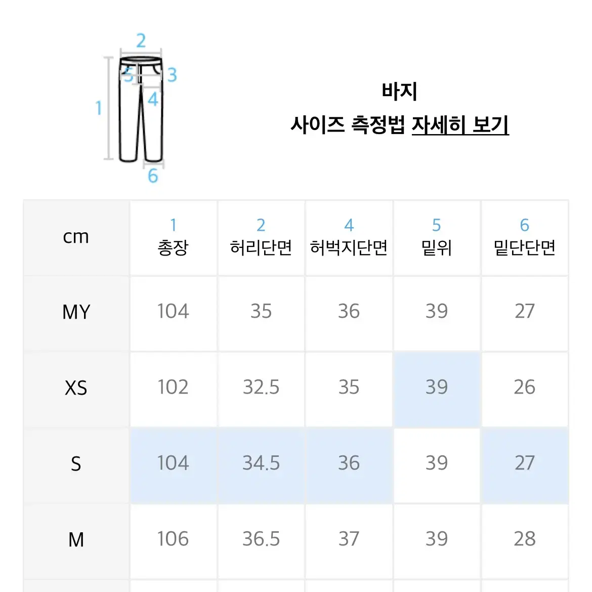 스컬프터 바지