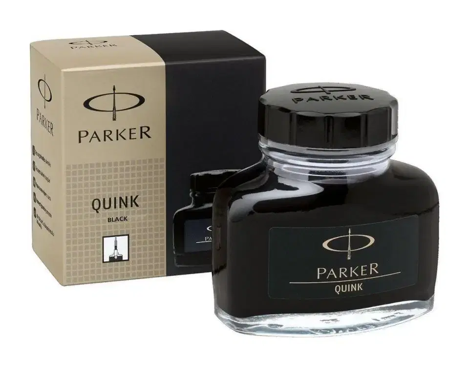 새 파카 검정색 병 잉크 30ml 만년필 정품 PARKER BLACK