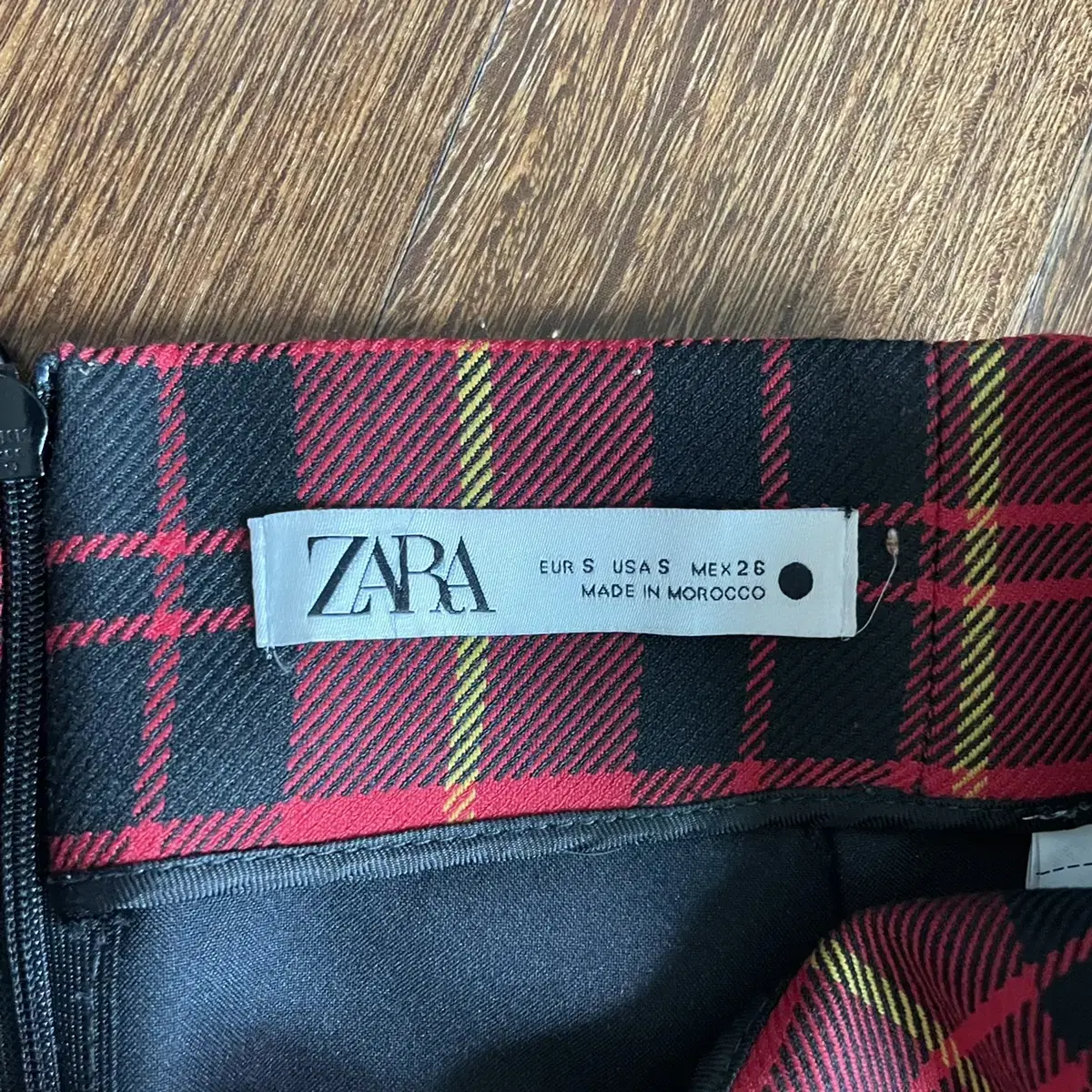 Zara 자라 체크 스커트