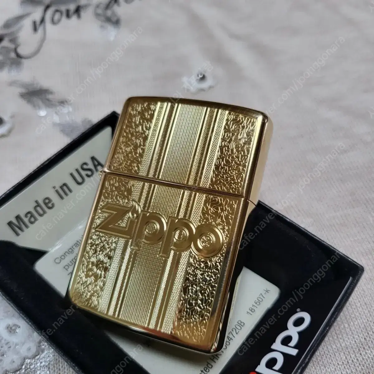 29677 ZIPPO AND PATTERN DESIGN 정품 지포라이터