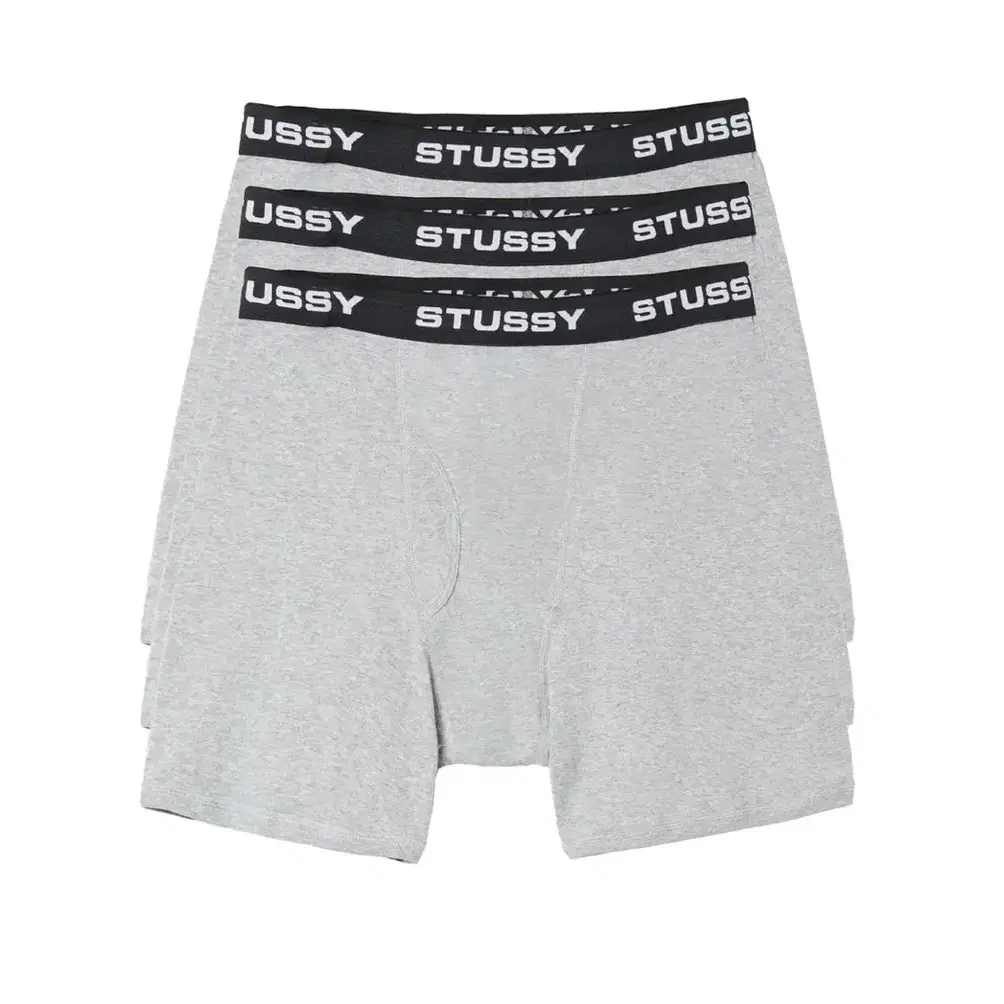 stussy 스투시 면프리프 3Pack 그레이