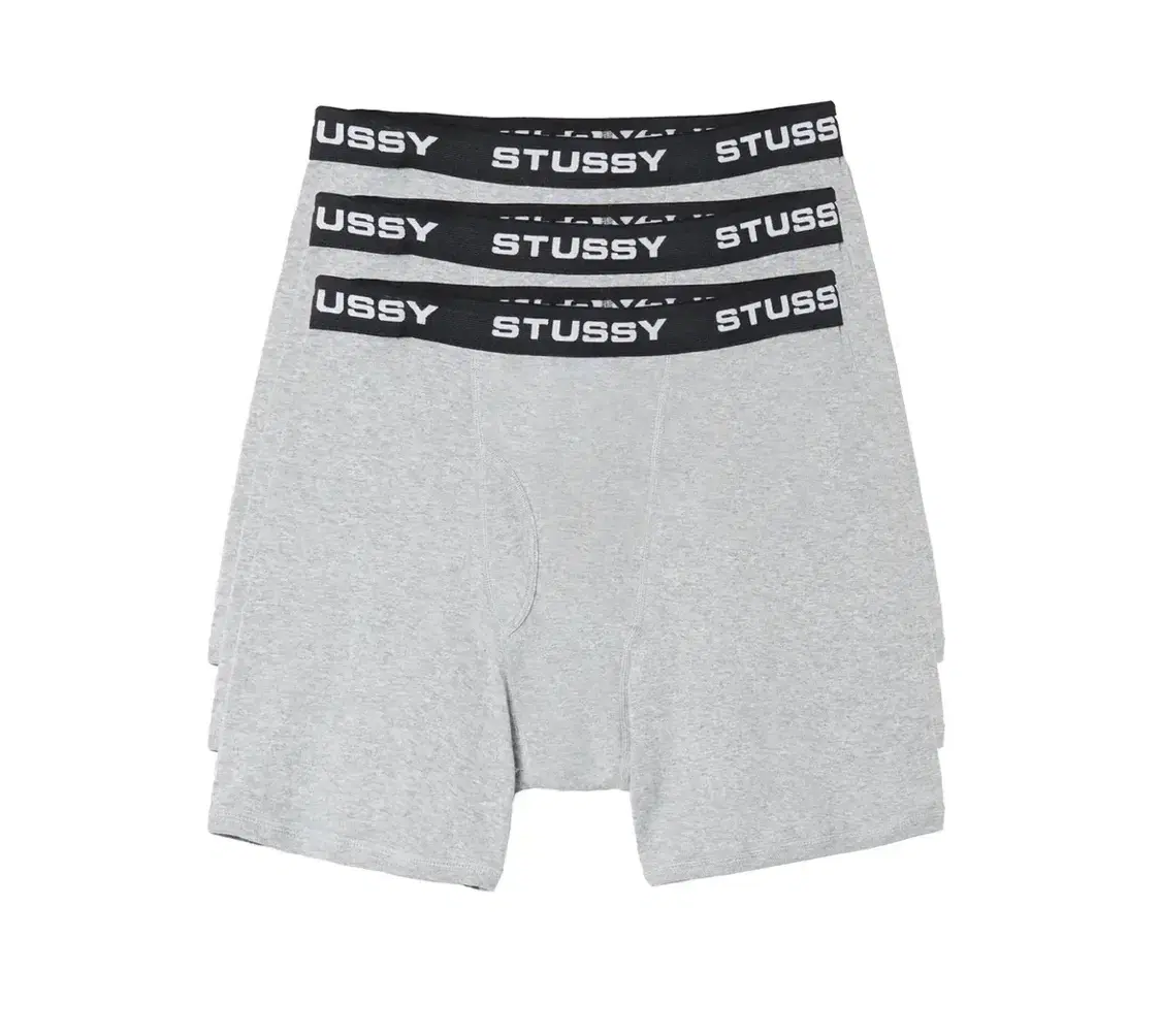 stussy 스투시 면프리프 3Pack 그레이