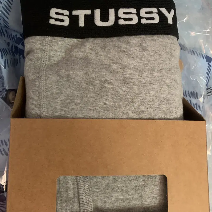 stussy 스투시 면프리프 3Pack 그레이