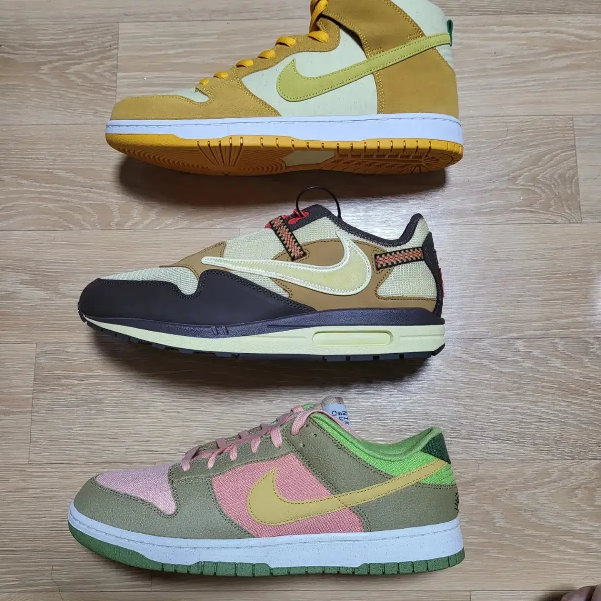 나이키 덩크 하이 파인애플 nike dunk high pineapple