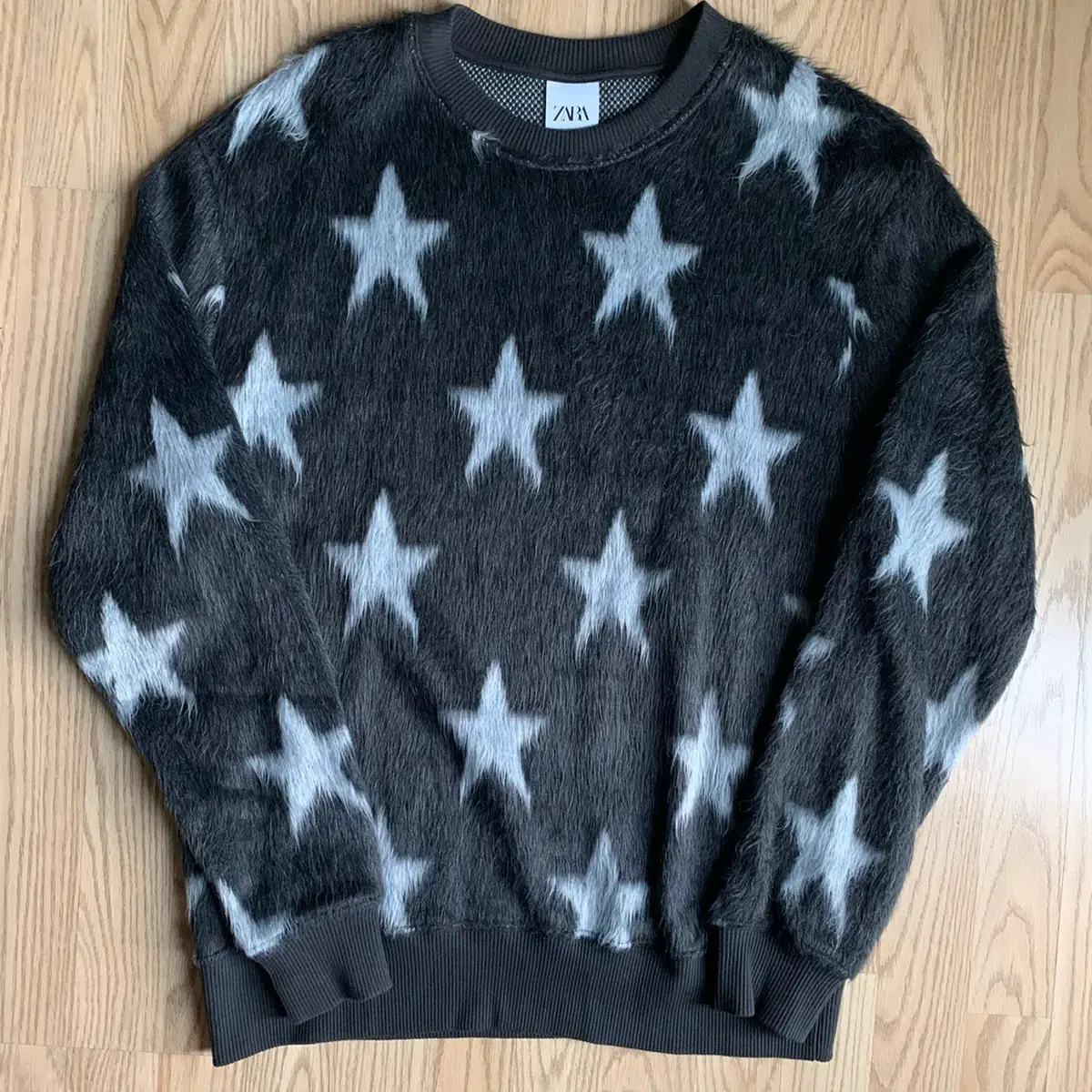 [ZARA] Saint Laurent Star Pattern Mohair Knit